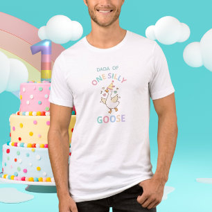 Dada till en dum gås Första födelsedagen Herr T-Sh T Shirt