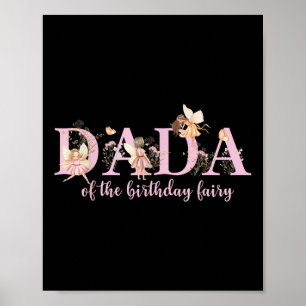 Dada till Födelsedagsfén Magiska Födelsedagsflicka Poster
