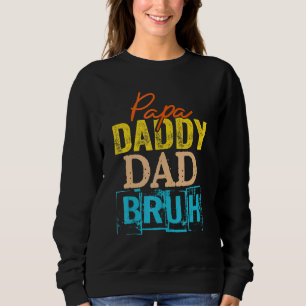 Dada till pappa Pappa Bruh Lycklig Far Day Familj T Shirt