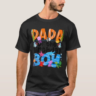 Dada under Sea Födelsedagsfest Boys Ocean Sea Anim T Shirt
