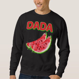 Dada Watermelon Summer Fruit Underbar Fars dag Lång Ärmad Tröja