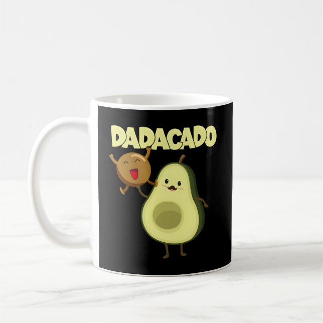 Dadacado Avocado 1st Pappa pappa Far Dada Kaffemugg (Vänster)