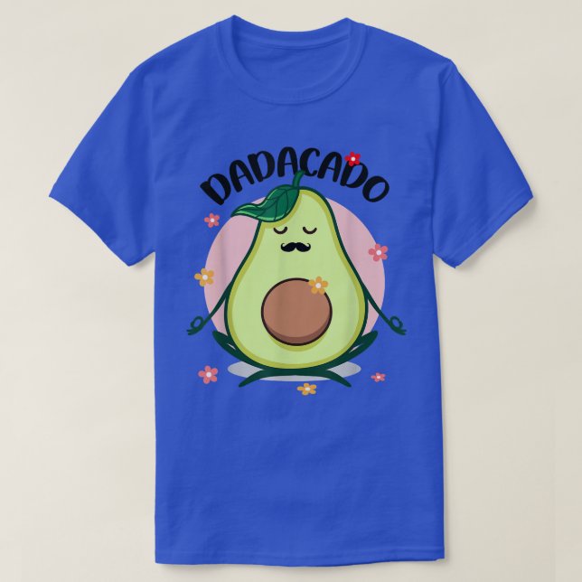 Dadacado Funny Avocado Pappa Fars dag pappa Papac T Shirt (Design framsida)