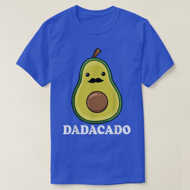 Dadacado Matching Manar Avocado för Far T Shirt (Design framsida)