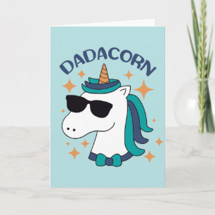 Dadacorn med solglasögon kort