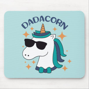 Dadacorn med solglasögon musmatta