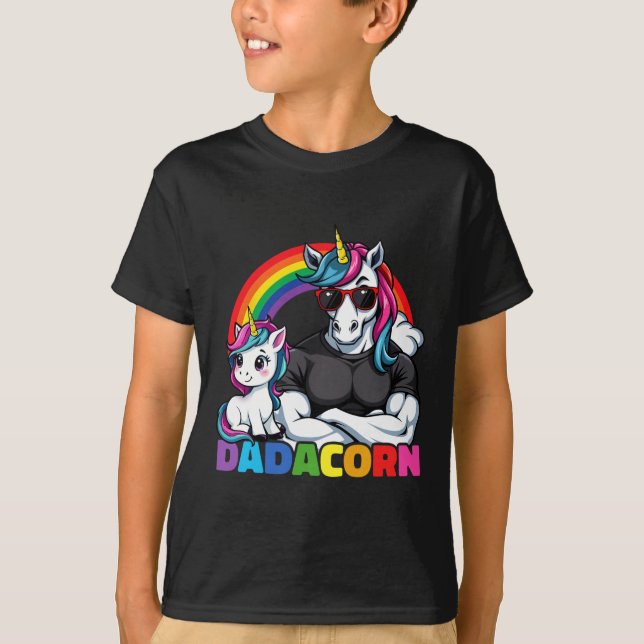 Dadacorn Unicorn T Shirt (Framsida)