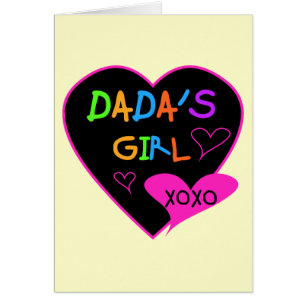 Dadas Girl T-Shirt, Mugg, Button, Magnet, More Hälsningskort