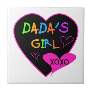 Dadas Girl T-Shirt, Mugg, Button, Magnet, More Kakelplatta