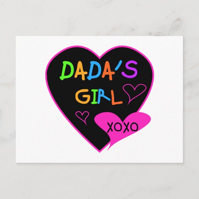 Dadas Girl T-Shirt, Mugg, Button, Magnet, More Vykort (Framsida)