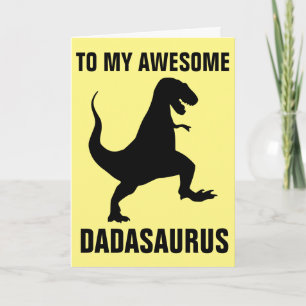 DADASAURUS DINOSAUR FARS DAG-KORT KORT