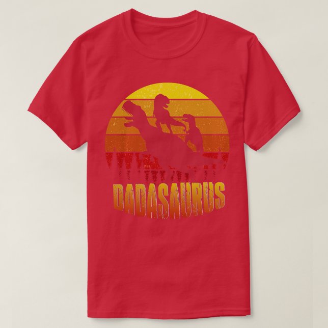Dadasaurus Funny Fars dag för Pappa pappa Pappa Di T Shirt (Design framsida)