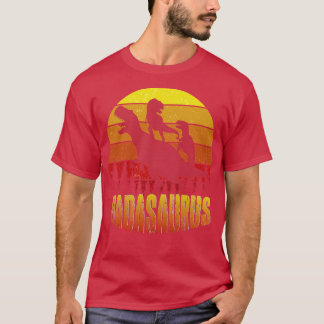 Dadasaurus Funny Fars dag för Pappa pappa Pappa Di T Shirt