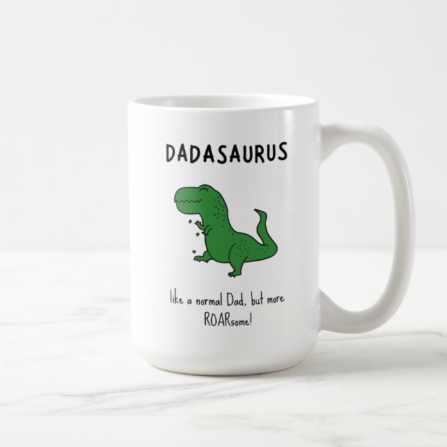 Dadasaurus Funny T-Rex Kaffemugg (Höger)