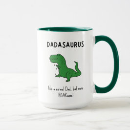 Dadasaurus Funny T-Rex Mugg