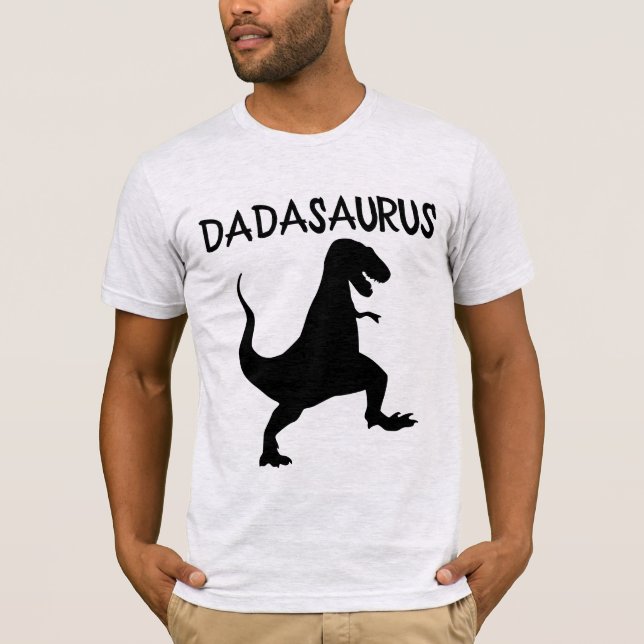 DADASAURUS PAPPA DINO FUNNY T-SHIRT (Framsida)