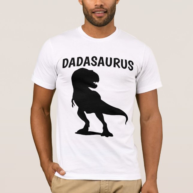 DADASAURUS Pappa Dinosaur T-Shirts (Framsida)