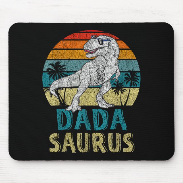 Dadasaurus T Rex Dinosaur Dada Saurus Family Match Musmatta (Framsidan)