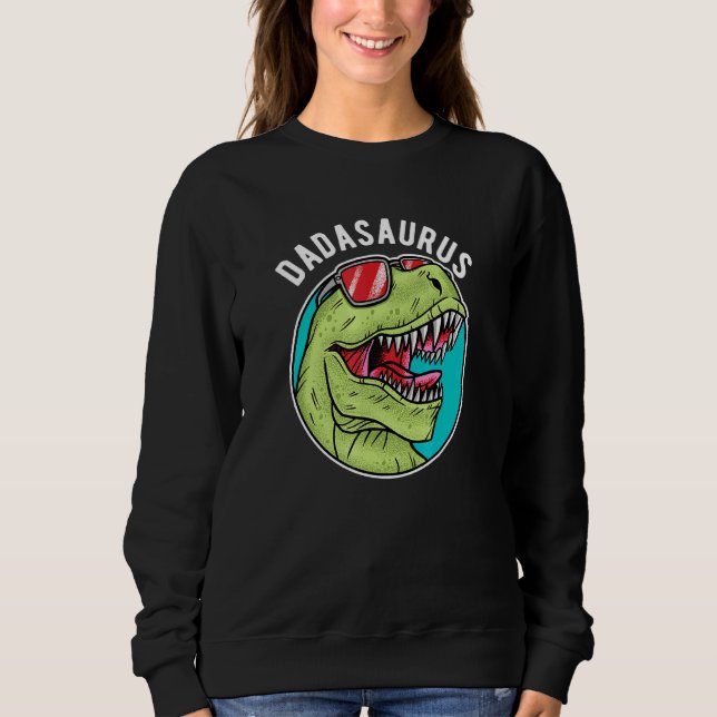 Dadasaurus T Rex Dinosaur Dada Saurus Shirt (Framsida)