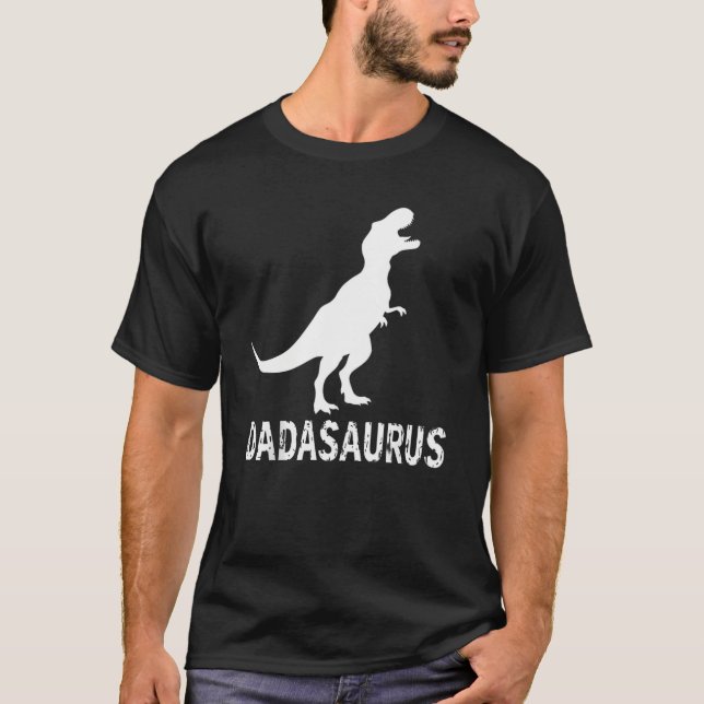 DADASAURUS T-Rex Tröja - Perfekt för Fars dag  (Framsida)