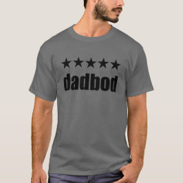 Dadbod Manar Basic Bella Canvas T-Shirt, White T-shirt