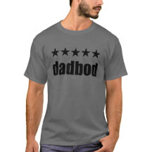 Dadbod Manar Basic Bella Canvas T-Shirt, White