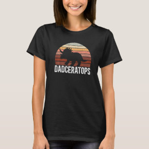 Dadceratops Triceratops Dinosaur Prehir Dino T Shirt
