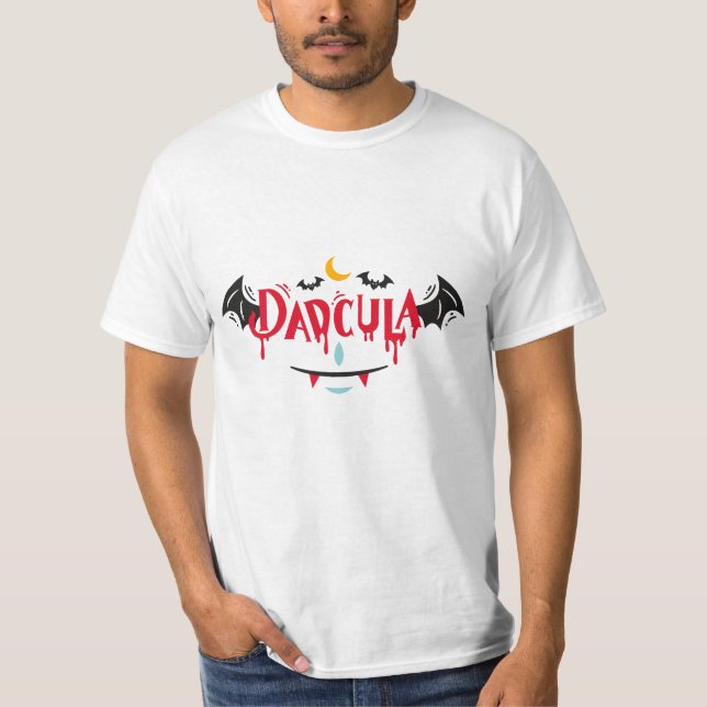 Dadcula Halloween T Shirt (Framsida)