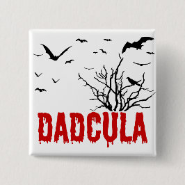 Dadcula Red Dripping Font Flies-Fladdermöss Knapp