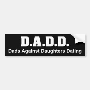 DADD på svart stötfångare Bildekal
