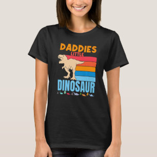 Daddies Little Dinosaur Family Trex Pappa Son Daug T Shirt
