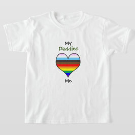 Daddies Rainbow Heart T Shirt
