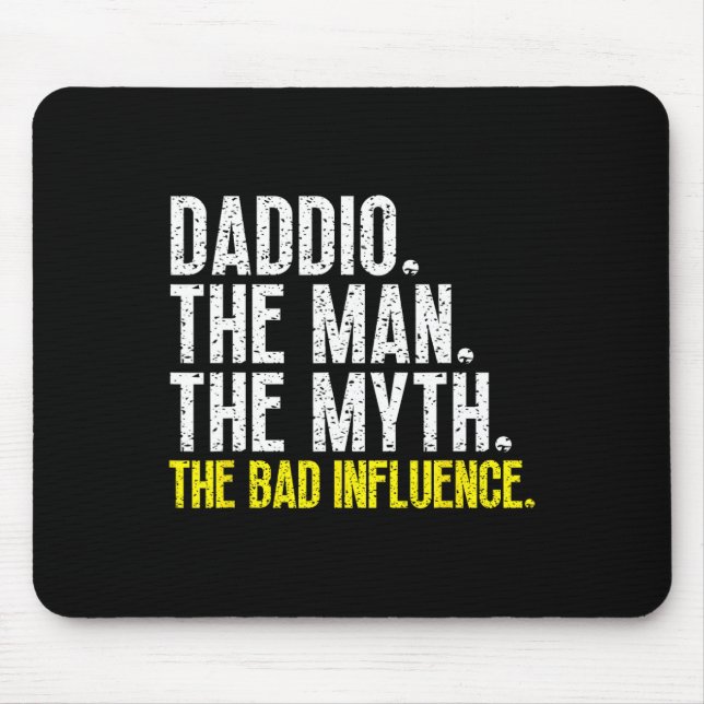 Daddio Mannen, myten, D-Coolan, är lättfunn Musmatta (Framsidan)