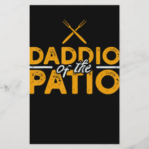 Daddio of the Patio Funny Grill BBQ Flygblad