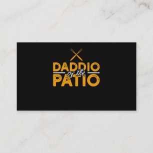 Daddio of the Patio Funny Grill BBQ Lojalitetskort