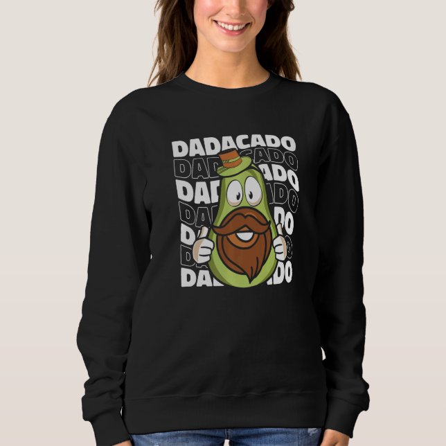 Daddy Avocado Father - Papa Dad Premium T Shirt (Framsida)