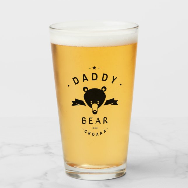 Daddy bear glaskopp (Framsida fylld)
