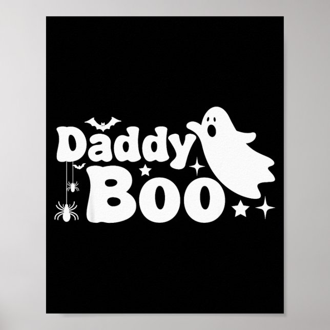 Daddy Boo Funny Ghost Halloween Family Matching  Poster (Framsidan)