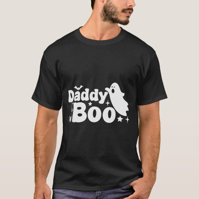 Daddy Boo Funny Ghost Halloween Family Matching  T Shirt (Framsida)