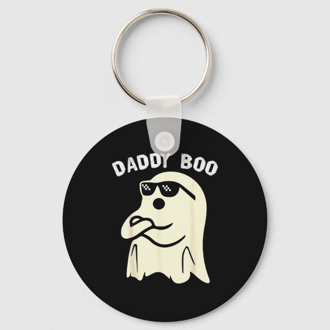 Daddy Boo Halloween Family Matching Costume Ghost  Nyckelring (Framsida)