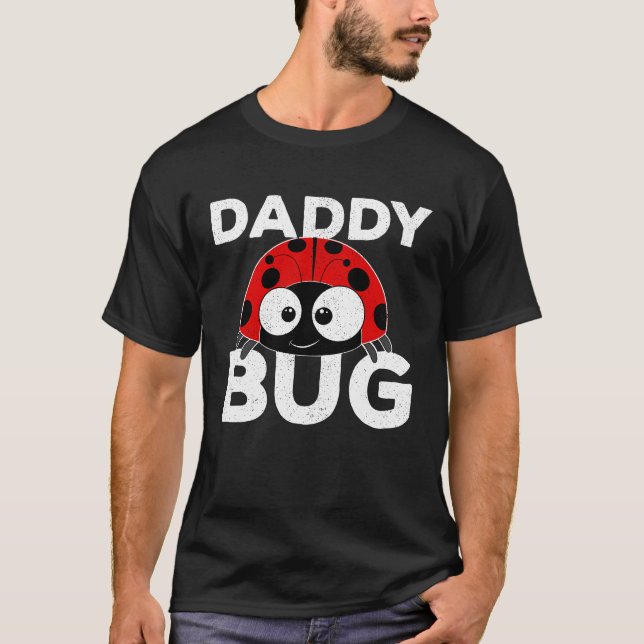 Daddy Bug  Ladybug  Cute Dad Fathers Day T Shirt (Framsida)