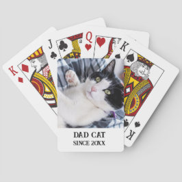 Daddy cat since Photo cute cat Casinokort