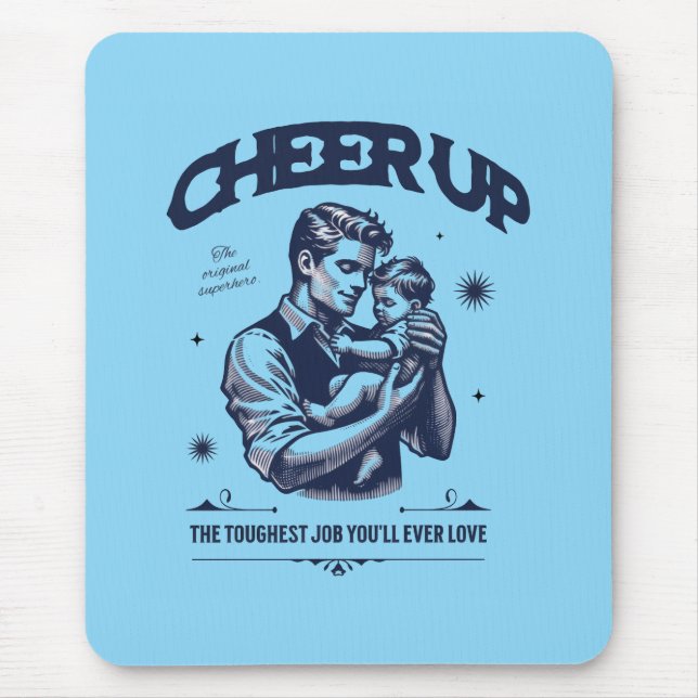 DADDY CHEER UP MOUSEPAD  MUSMATTA (Framsidan)