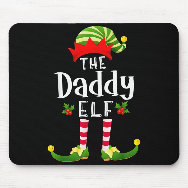 Daddy Christmas Elf Matching Pajama X-mas Party  Musmatta (Framsidan)