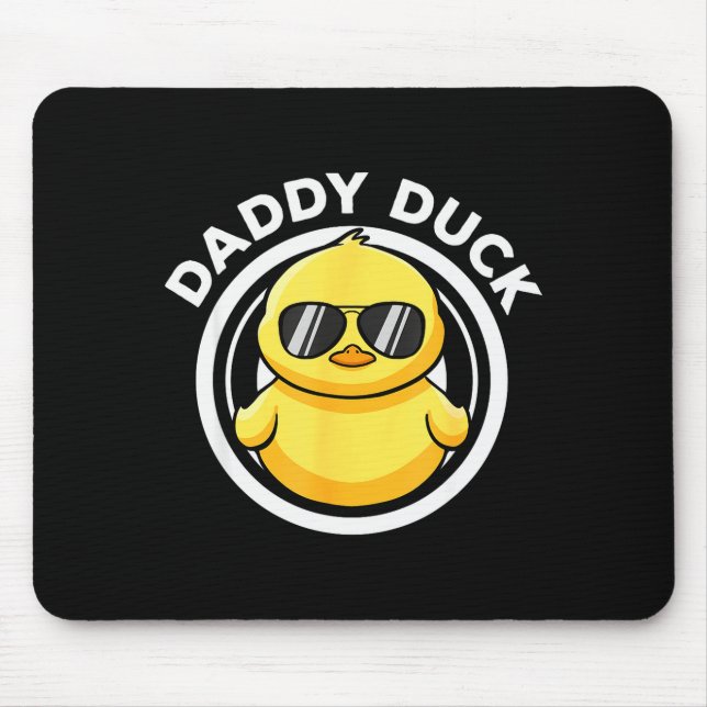 Daddy Duck Dad I Love Ducks Family Lover Funny Rub Musmatta (Framsidan)