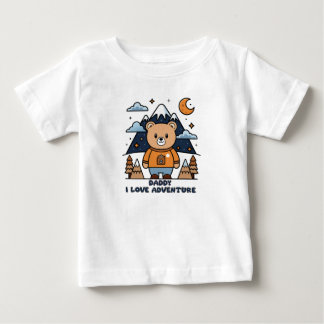 DADDY I KÄRLEK ÄVENTYR T-SHIRT FÖR BABY