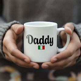 Daddy Italian Flag Mug Kaffemugg
