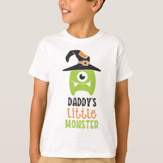 Daddy Little Monster White T Shirt
