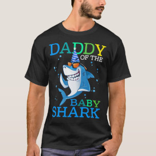 DADDY of the Baby Shark Birthday Brother Shark Shi T Shirt