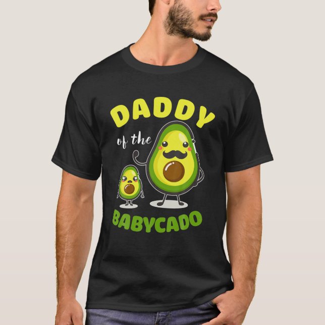 Daddy Of The Babycado Avocado Family Matching Gift T Shirt (Framsida)
